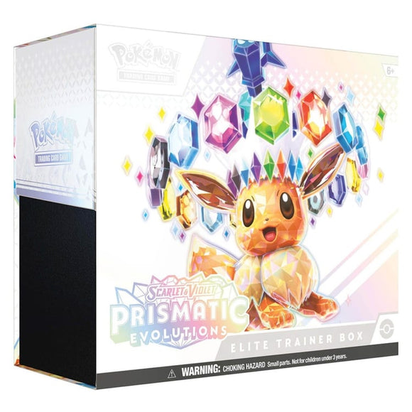 Pokémon TCG Scarlet & Violet Prismatic Evolutions Elite Trainer Box