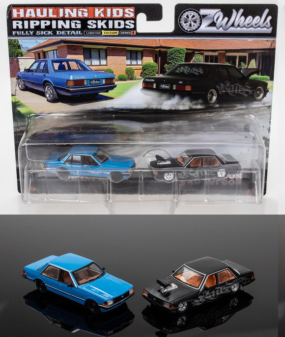 2025 OZ Wheels Hauling Kids & Ripping Skids FSD Ford Falcon Twin Pack