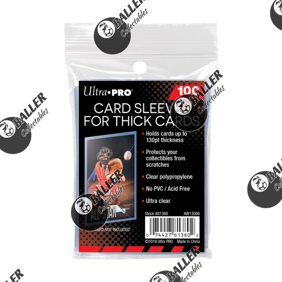 Ultra Pro Thick Card Sleeves (PK100)